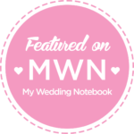 As featured on My Wedding Notebook Wedding Blog